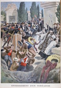 Egy toreador temetése, Madrid, 1900 alkotó: Unbekannt