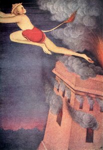 „Lanka égése”, 1920. alkotó: Unbekannt