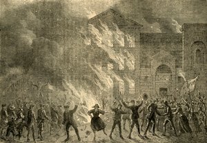 Newgate égése, 1780, c1872. alkotó: Unbekannt