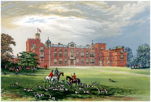 Burton Constable, Yorkshire, Baronet Constable otthona, 1880 alkotó: Unbekannt