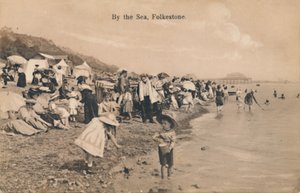 A tenger mellett, Folkestone, 19. század vége – 20. század eleje alkotó: Unbekannt