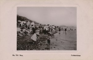 A tenger mellett, Folkestone, 19. század vége – 20. század eleje alkotó: Unbekannt