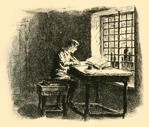 A hold fényénél kezdte meg feladatát, 1907. alkotó: Unbekannt