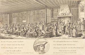 Ramponaux-i kabaré, c. 1760. alkotó: Unbekannt