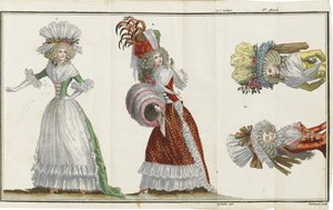Cabinet des Modes, avagy új divat, 1786-1788 alkotó: Unbekannt