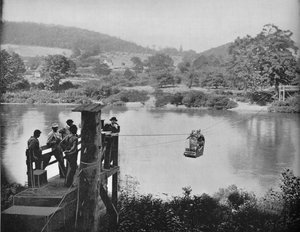 Cable Ferry, La Colle közelében, Penn, 1897. alkotó: Unbekannt