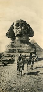 Kairó – A Nagy Szfinx, c1918-c1939. alkotó: Unbekannt