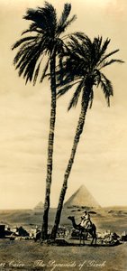 Kairó – Girzeh piramisai, 1918-c1939. alkotó: Unbekannt