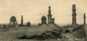 Kairó – A mamelouk sírjai, 1918-c1939. alkotó: Unbekannt