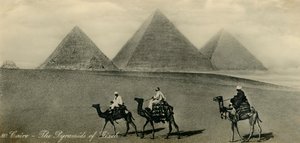Kairó: Gizeh piramisai, 1918-c1939. alkotó: Unbekannt