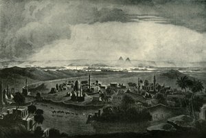 Kairó és a piramisok, 19. század eleje, 1901. alkotó: Unbekannt