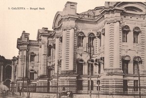 Kalkutta - Bengal Bank, c1900 alkotó: Unbekannt