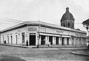 Palmas Street, Asuncion, Paraguay, 1911 alkotó: Unbekannt