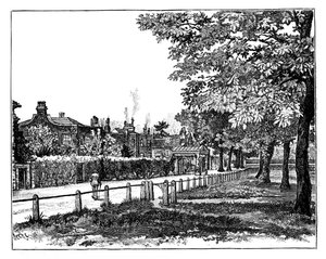 Cambridge Cottage, Kew, London, 19. század alkotó: Unbekannt