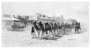 Tevecsapat, Wilcannia, Új-Dél-Wales, Ausztrália, 1886 alkotó: Unbekannt