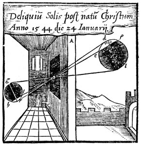 Camera obscura, 1561 alkotó: Unbekannt
