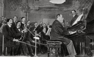 Camille Saint-Saens francia zeneszerző, zenész és karmester, 1910 alkotó: Unbekannt