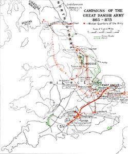 A Nagy Dán Hadsereg hadjáratai 865-875., 1935 alkotó: Unbekannt