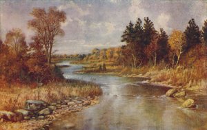 Kanadai erdei jelenet, 1924 alkotó: Unbekannt