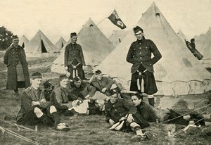 Kanadai katonák, első világháború, 1914, c1920. alkotó: Unbekannt