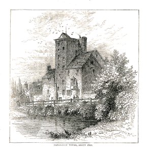 Canonbury torony 1800 körül, 1878 alkotó: Unbekannt