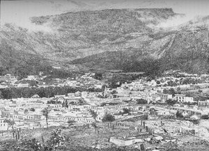 Cape Town and Table Mountain, Dél-Afrika, 1900 1906 alkotó: Unbekannt