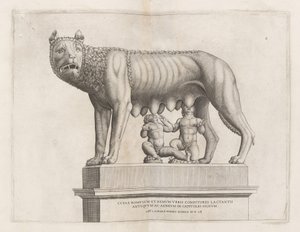 Capitolium Farkas Romulusszal és Remusszal, 1552. alkotó: Unbekannt