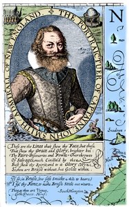 John Smith kapitány, virginiai telepes, 1624, 1893. alkotó: Unbekannt