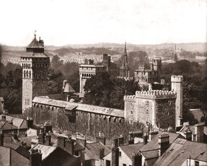 Cardiff Castle, Cardiff, Wales, 1894. alkotó: Unbekannt