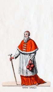 Cardinal Campus, Shakespeare drámájának jelmezterve, VIII. Henrik, XIX. alkotó: Unbekannt