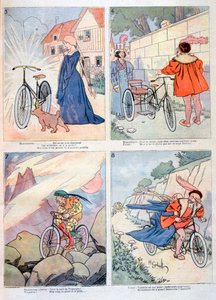 Karikaturen aus der Legende von Faust, 1894