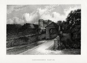 Carisbrooke kastély, Newport, Wight-sziget, 1896 alkotó: Unbekannt