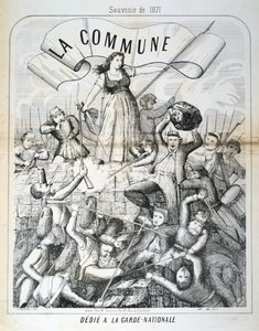 A Nemzetőrségnek szentelt rajzfilm, Párizs Kommün, 1871 alkotó: Unbekannt