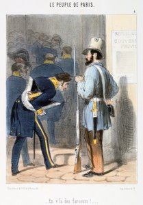 Rajzfilm a párizsi kommünről, 1870-es évek. alkotó: Unbekannt