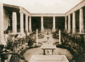 A Vettii háza, Pompeii, Olaszország, 1900-as évek alkotó: Unbekannt