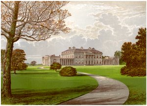 Castle Coole, Enniskillen, Fermanagh megye, Belmore grófjának otthona, 1880 alkotó: Unbekannt