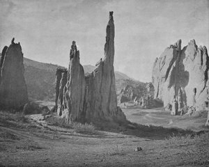 Cathedral Spires, Garden of the Gods, Colorado, USA, 1900 körül. alkotó: Unbekannt