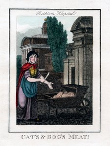 Cats and Dogs Meat!, Bethlem Hospital, London, 1805 alkotó: Unbekannt