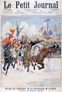 A bennszülött csapatok kavalkádja Loubet elnök algériai látogatása során, 1903 alkotó: Unbekannt