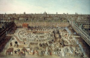 XIII. Lajos és Osztrák Anna házassági szerződésének megünneplése..., 1612. alkotó: Unbekannt