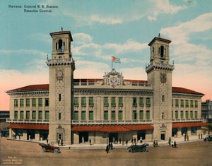 Központi pályaudvar, Havanna, Kuba, 1920 alkotó: Unbekannt
