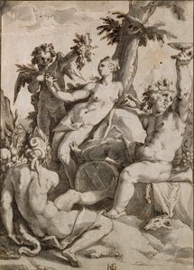Ceres, Vénusz és Bacchus, 16-17. század alkotó: Unbekannt