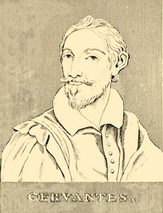 Cervantes, 1547-1616, 1830. alkotó: Unbekannt