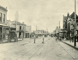 Kápolna utca. Melbourne, 1901. alkotó: Unbekannt