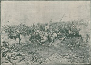 A tizenkettedik huszárok rohama a marengói csatában, 1800, 1896. alkotó: Unbekannt