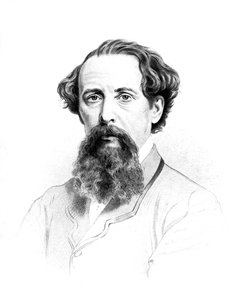 Charles Dickens, 19. századi angol író, 1910 alkotó: Unbekannt