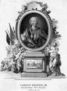 III. Károly Szardíniai Emmánuel, Savoyai herceg és Szardínia királya, 1701-1773 alkotó: Unbekannt