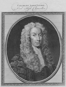 Charles Lord Talbot, Lord főkancellár, 1786. alkotó: Unbekannt