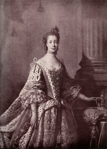 Charlotte Sophia of Mecklenburg-Strelitz, III. György királyné hitvese, 1761-1762, 1919 alkotó: Unbekannt