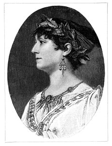 Charlotte Wolter, 19. századi osztrák színésznő, 1900 alkotó: Unbekannt